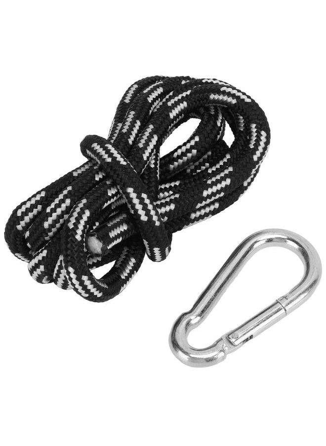 Thoraya - 1.8m Hammock Strap High Load Outdoor Camping Hammock Swing Straps Rope with Carabiner - Image 1