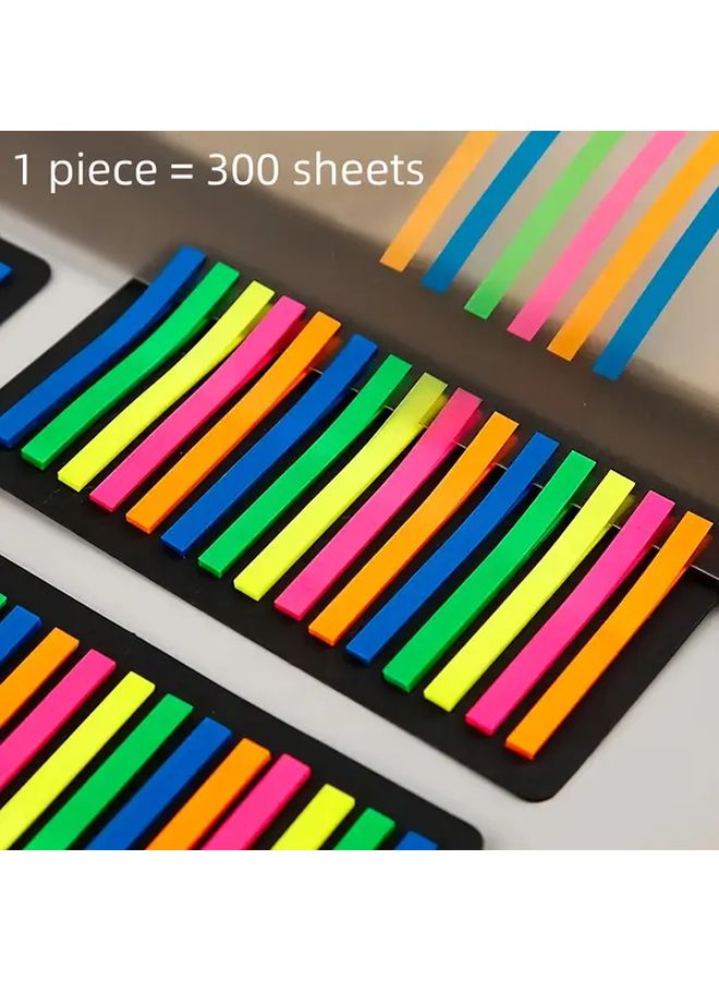 300 Transparent PET Index Label Sticky Notes Color Coded Monday To Sunday For Office School Home Organization - Image 2