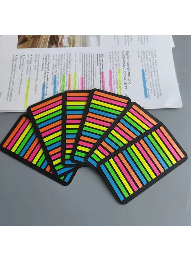 300 Transparent PET Index Label Sticky Notes Color Coded Monday To Sunday For Office School Home Organization - Image 5