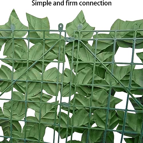 ODTORY Artificial Ivy Privacy Fence Wall Screen,60X120 in UV-Anti Faux Greenery Backdrop Ivy Vine Leaf Hedges Fence Panels for Patio, Balcony, Garden, Backyard Indoor Outdoor Green Wall Decor - Image 3