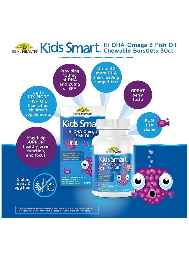 Real Health Bioglan Kid'S Dha Omega-3 Fish Oil Chewable Supplement 30 Pieces - Image 2