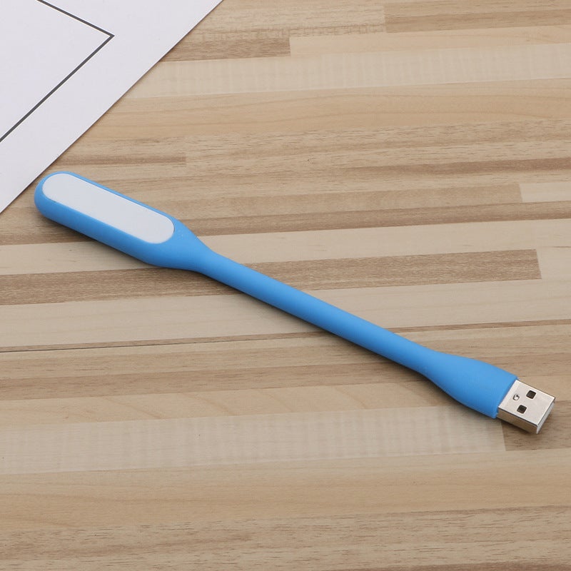 Creative USB Mini Portable Night Light with Custom Logo Blue 