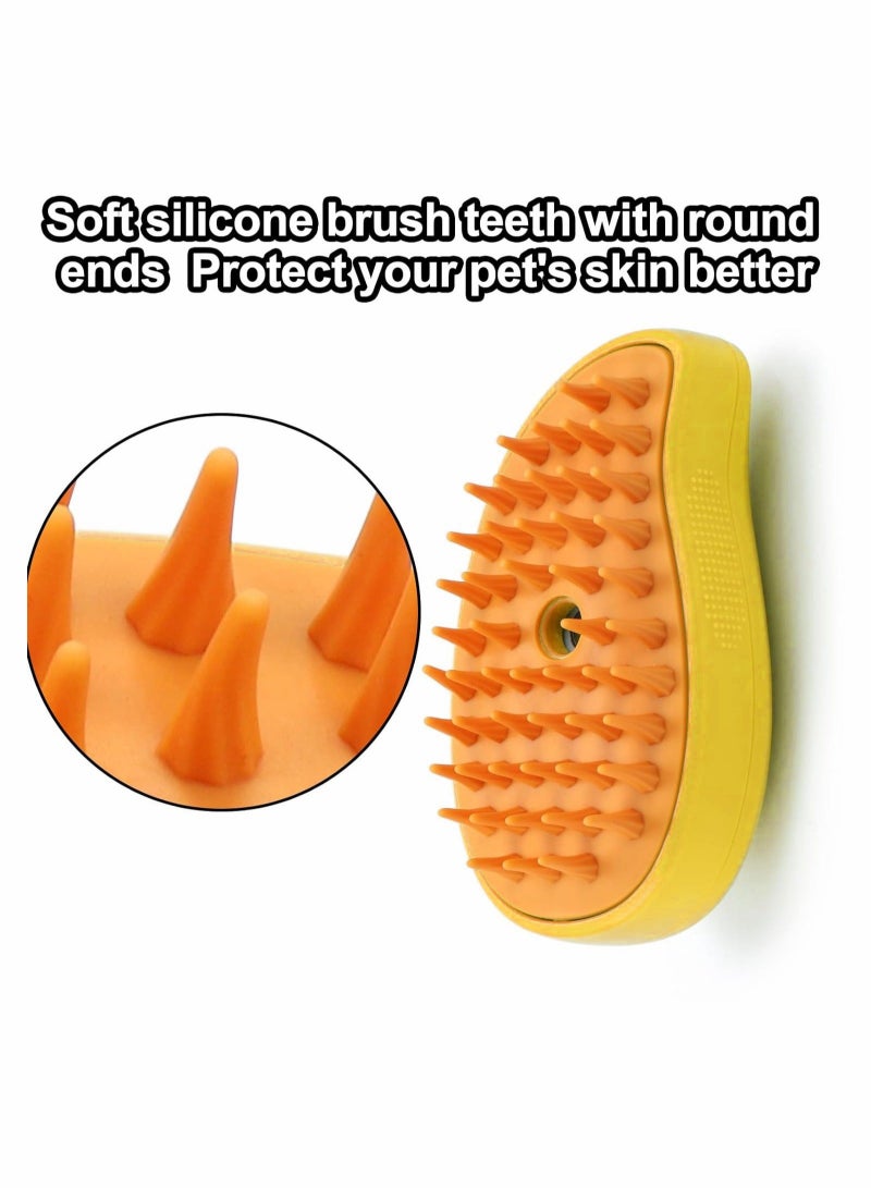 Cat Steam Brush, 3 In1 Steamy Cat Brush For Shedding, Cat Steamer Brush For Massage, Multifunctional Cat Grooming Brush, Pet Hair Removal Tool Comb For Cats And Dogs - Image 4