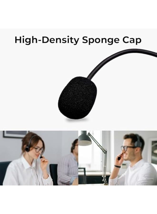 Mic Replacement Microphone fits for Kingston HyperX Cloud, Cloud X and Cloud II 1st Version for PS4 Xbox One Nintendo Switch Computer PC Gaming Headsets Noise Cancelling 3.5mm Jack Black - Image 5