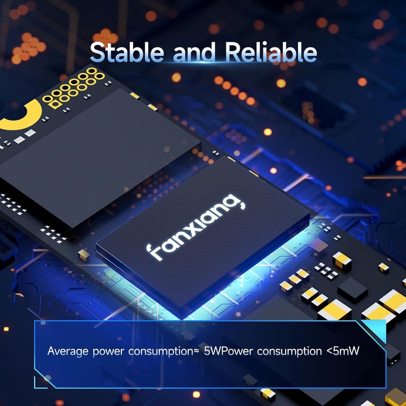2TB NVMe SSD PCIe Gen4 M.2 SSD for PS5, Up to 5000 MB/s, Internal Gaming SSD for PS5, 3D NAND SLC Cache Solid State Drive Upgrade Storage for PC/Laptops S690Q | Graphite Cooling Sticker, M.2 2280, Internal Solid State Drives, PS5 Compatible, Desktop & Laptop Compatible, S690Q - Image 4