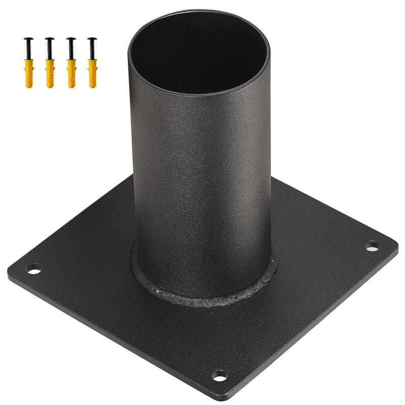 VANROUG Straight Arm Wall Mount Bracket for Slip Fit Lights 2 38inch Slip Fitter Tenon Adapter