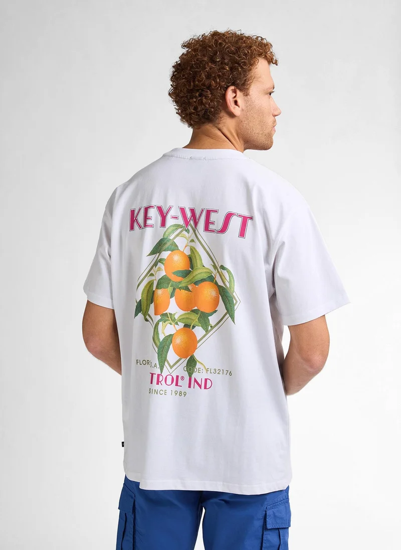 بترول اندستريز تيشيرت رجالي كلاسيك بطبعة