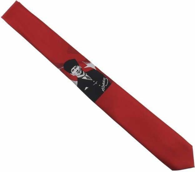 Everything Note Ataturk Picture Red Tie