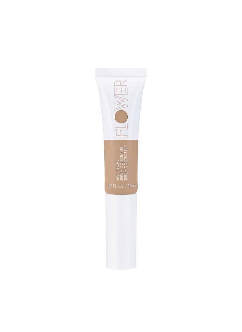 Flower Beauty - FLOWER BEAUTY By Drew Barrymore Get Real Serum Concealer - Brightens Skin + Blurs Blemishes - Hydrating Serum- Light - Image 1