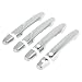 HEROFFIX 1 Set Car Door Handle Cover for Honda CRV 20122016 Outside Silver Tone ABS - Image 2