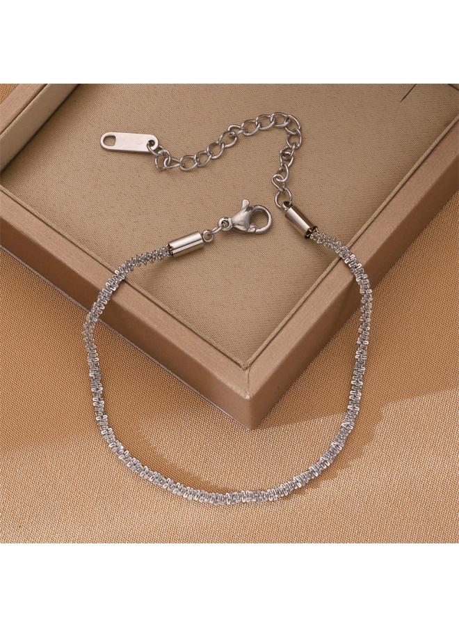 European And American Jewelry All-match Titanium Steel Bracelet Korean Bohemian Elegant Titanium Steel Non-fading Bracelet Female Jewelry