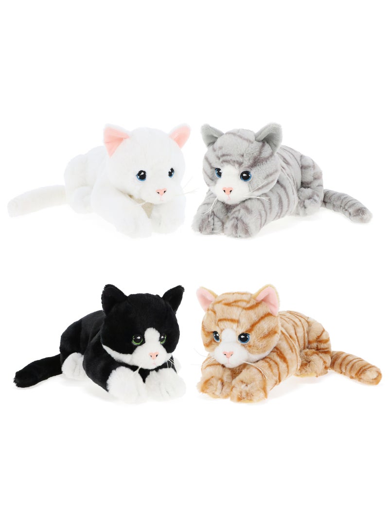 Keel Toys Keeleco Kittens 22cm, Assorted 1 Piece (Style & Color May Vary) | Soft Toy | Plush Toy | Gift for Kids and Adults - Image 1