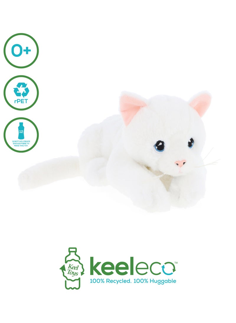 Keel Toys Keeleco Kittens 22cm, Assorted 1 Piece (Style & Color May Vary) | Soft Toy | Plush Toy | Gift for Kids and Adults - Image 2