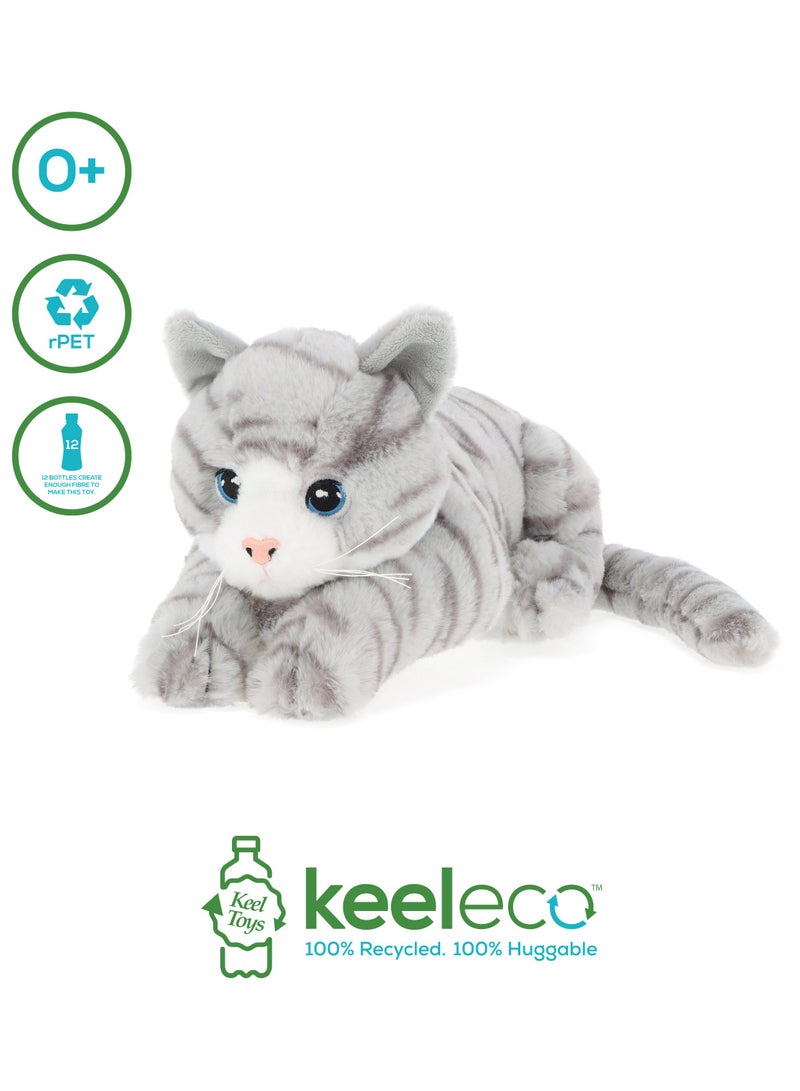 Keel Toys Keeleco Kittens 22cm, Assorted 1 Piece (Style & Color May Vary) | Soft Toy | Plush Toy | Gift for Kids and Adults - Image 3