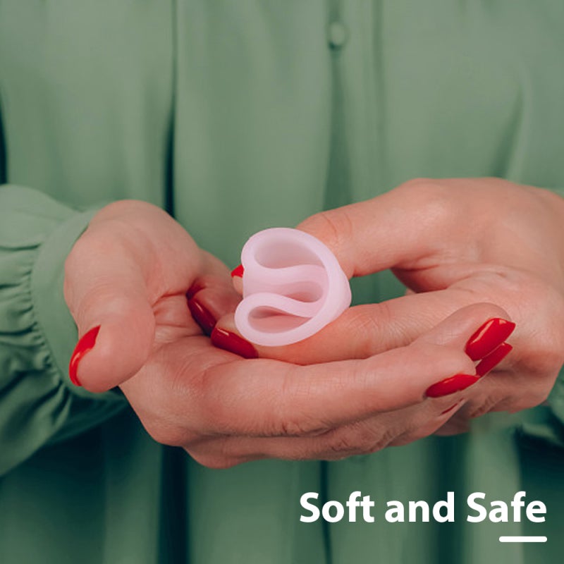Menstrual Cup: Size S Purple - Soft Flexible Leak-Free Medical Silica Gel Menstrual Cup for Women With High Flow - Image 4