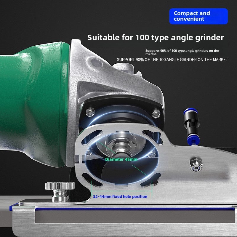 100 type angle grinder ceramic tile chamferer portable new 45 degree chamferer fixed woodworking bricklayer set cutter(100 type angle grinder chamferer) - Image 5