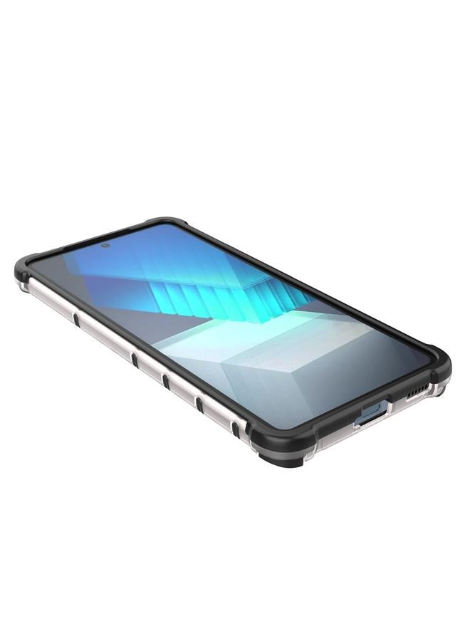 إيروريكس جراب لهاتف vivo iQOO Neo7 مقاوم للصدمات على شكل خلية نحل من البولي يوريثين الحراري + جراب هاتف من البولي يوريثين الحراري - Image 5