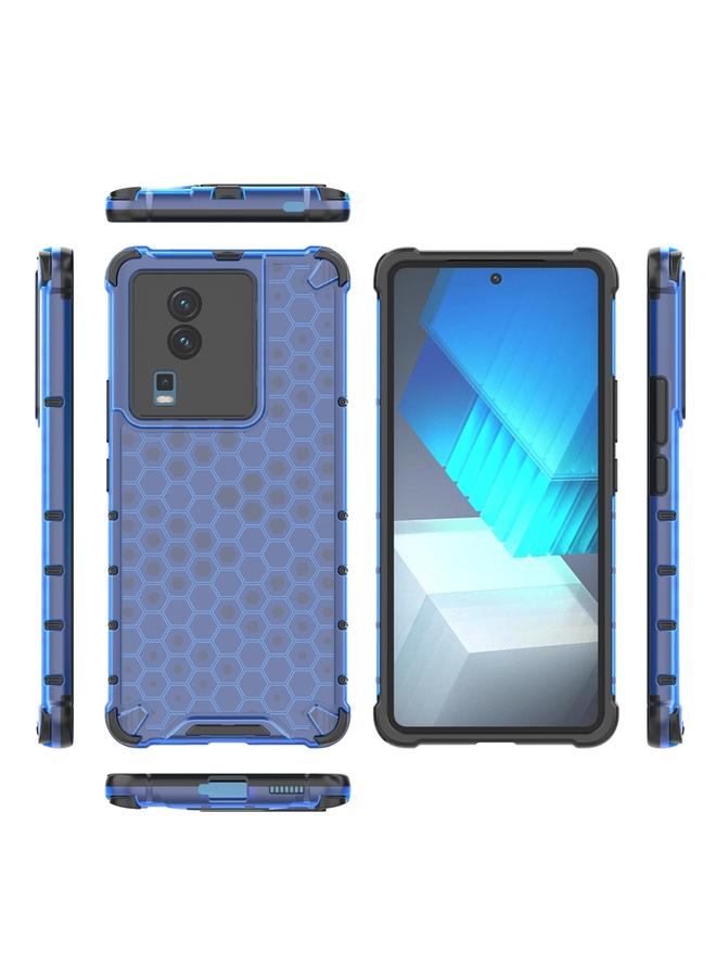 إيروريكس جراب لهاتف vivo iQOO Neo7 مقاوم للصدمات على شكل خلية نحل من البولي يوريثين الحراري + جراب هاتف من البولي يوريثين الحراري - Image 2