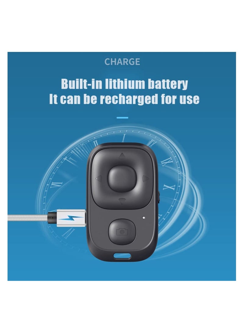 SOLARAE Remote Shutter, Camera Wireless Remote Control Selfie Button with Rechargeable for iPhone & Android, Timer Remote Control Camera Stick Shutter Release,  for HD Selfie Clicker for Photos & Videos - Image 5