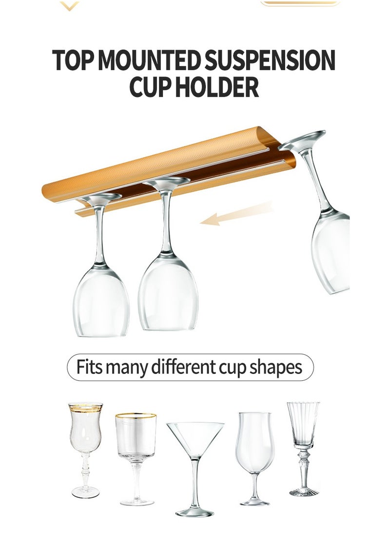 Beirui Glassware Racks, Stainless Steel Hanging Tall Glassware Racks, Glassware Racks, Metal Storage Racks, Tall Glassware Racks Glassware Drying Storage Racks for Kitchen and Dining Room  - Image 5