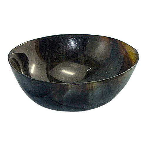 Mythrojan Horn Bowl Handcrafted Small Serving Bowl with 100 Authentic Horn for Multifunction Soup Bowl Viking Norse Medieval Kitchen Accessory Vintage Home Dcor Gift 6