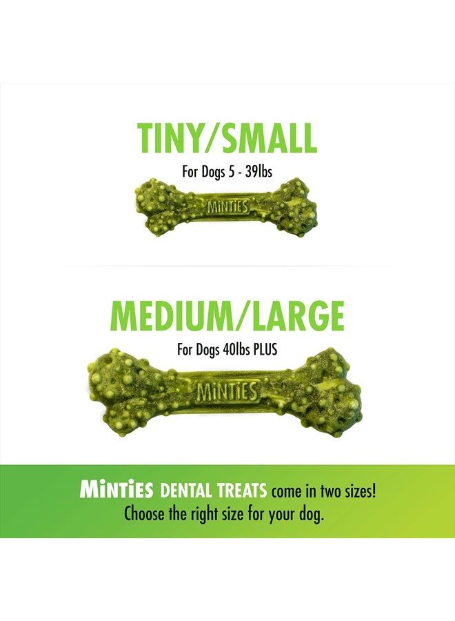 MiNTiES VetIQ Dog Dental Bone Treats, Dental Chews for Tiny/Small Dogs (Under 40 lbs), 40 Count - Image 5