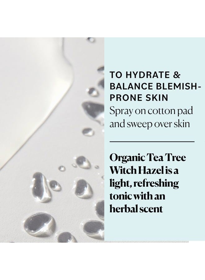 CRC Organic Tea Tree & Witch Hazel for Face, Purifying Facial Toner to Hydrate, Soothe, Cleanse and Balance Blemish-Prone Skin, Helps Minimize The Appearance of Pores, 8 fl oz - Image 3