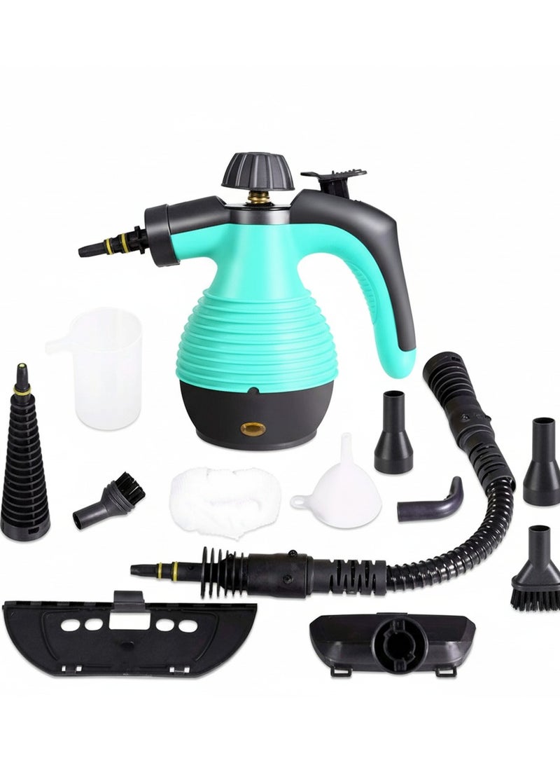 Joshberg Handheld Steam Cleaner, Steamer for Cleaning with 9 Accessories, Multipurpose Portable Upholstery Steamer with Safety Lock for Carpet Curtain Car Seat to Remove Grime, Grease, Save Time and Effort - Image 1