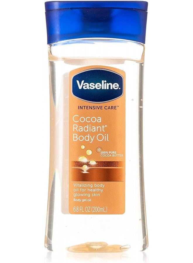 Vaseline Intensive Care Vitalizing Gel Body Oil with Brazillian Nut and Almond Oils 6.8 fl oz - Rich (200 mL) - Image 1