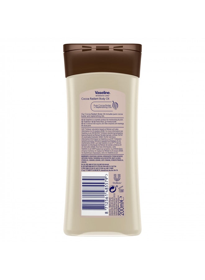 Vaseline Intensive Care Vitalizing Gel Body Oil with Brazillian Nut and Almond Oils 6.8 fl oz - Rich (200 mL) - Image 2