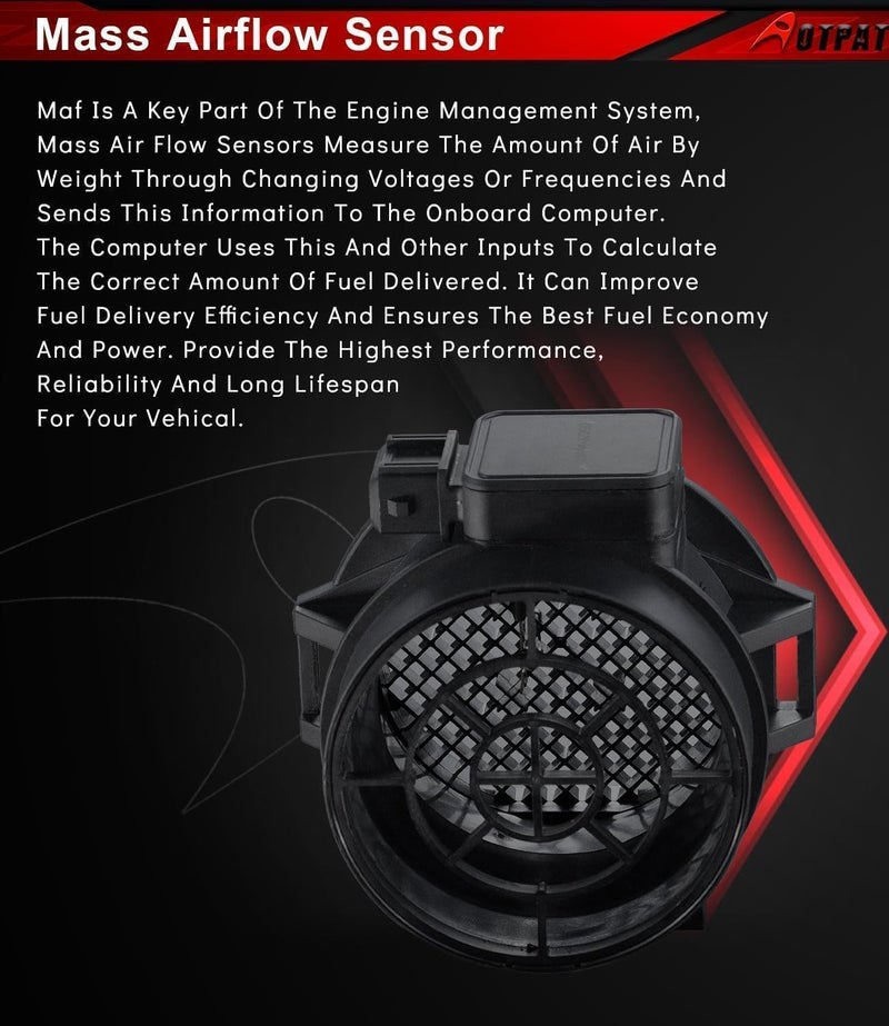 AOTPAT Mass Air Flow Sensor Meter MAF for Hyundai and Kia Vehicles - Image 5