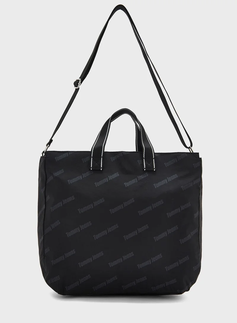 TOMMY HILFIGER Skater Top Handle Tote Bag