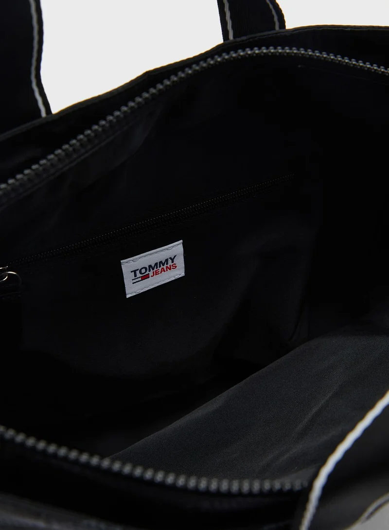 TOMMY HILFIGER Skater Top Handle Tote Bag