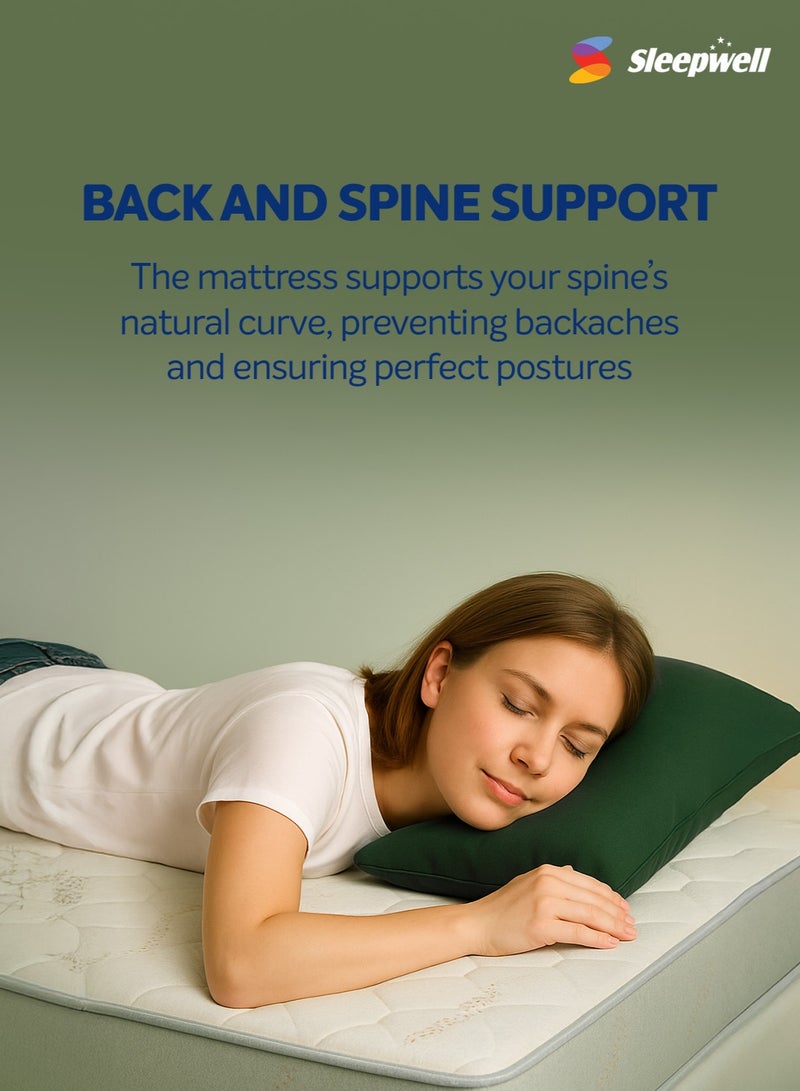 Sleepwell سليب ويل دورافيرم 2.0 | رغوة طبية فاخرة | حجم سرير ملكي | متوسطة الصلابة | تقنية نيم فريش | مرتبة مضادة للهبوط (200L x 180W x 15H سم) - Image 3