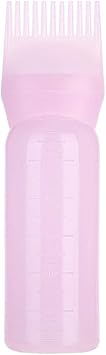 TRIIR Hair Dye Brush Bottle 3 Colors Lightweight Hair Dyeing Bottle Brush Shampoo Hair Color Oil Comb Applicator Toolpink - Image 1
