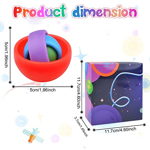 Yrissmiss Fidget Toys Adults 4PC Fidget Spinner Kids Set Sensory Toys for Teens Ideal Gifts Quiet Cool Gadget for Men Boys Girls ADHD Autism Stress Relief Finger Tools - Image 5