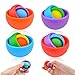 Yrissmiss Fidget Toys Adults 4PC Fidget Spinner Kids Set Sensory Toys for Teens Ideal Gifts Quiet Cool Gadget for Men Boys Girls ADHD Autism Stress Relief Finger Tools - Image 2