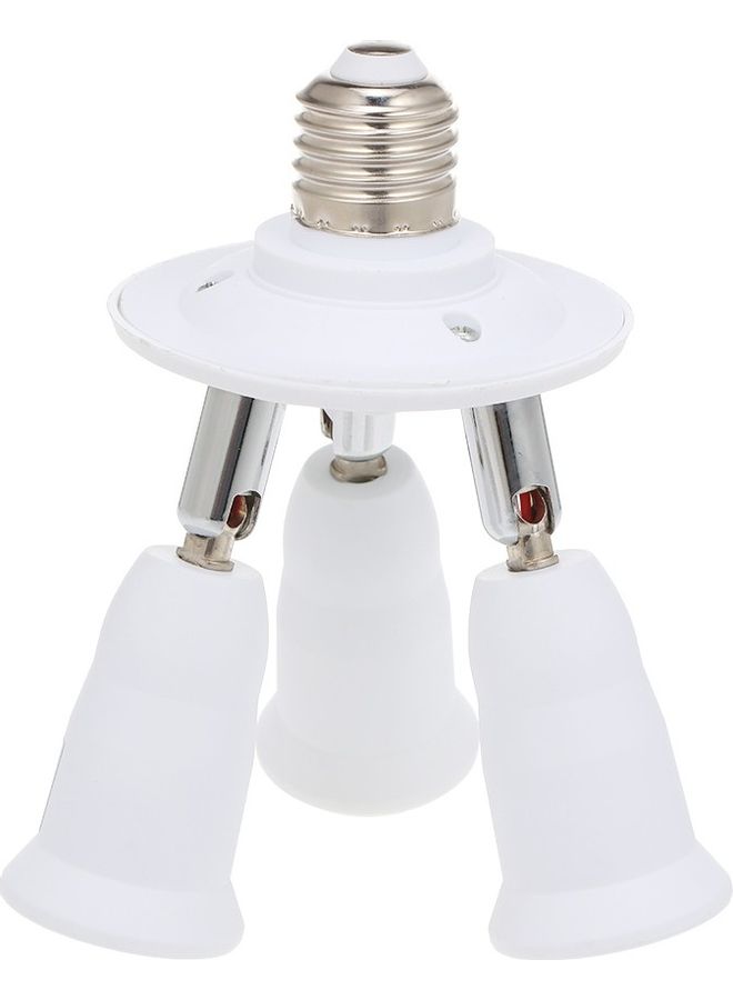 3 In 1 Light Socket White - Image 1