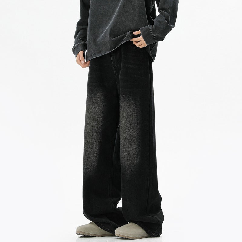 Unisex Classic Denim Jeans Loose Fit Daily Outdoor Wear - Image 5