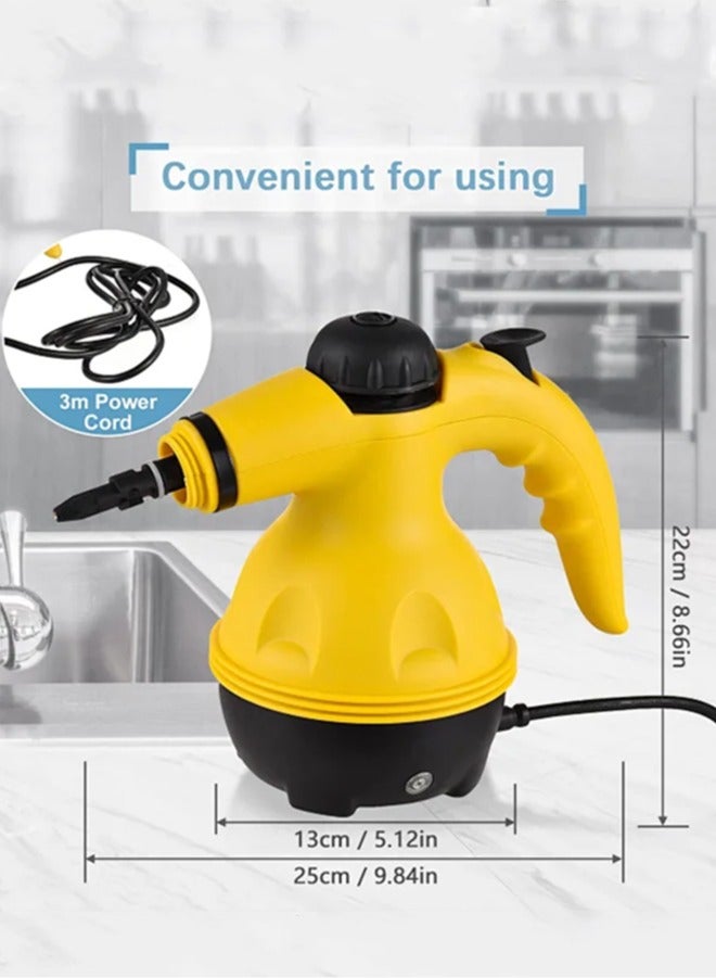 Snooe Handheld Steam Cleaner for home, Steamer for Cleaning, Multipurpose Portable Steam Cleaners Use with Safety Lock and 6 Accessory Kit to Remove Grime, Grease, More, Save Time and Effort - Image 3