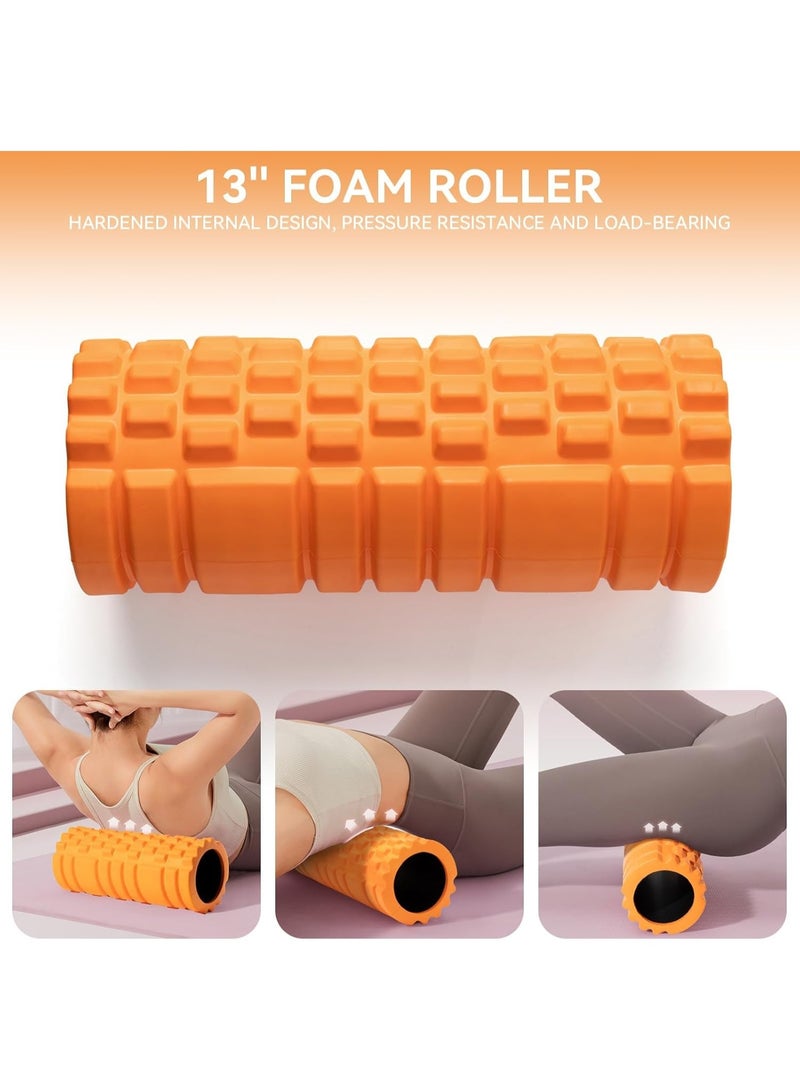 SportQ Foam Roller High Density 13" Patented Exercise Roller for Deep Tissue Muscle Massage, Improves Mobility - Image 4