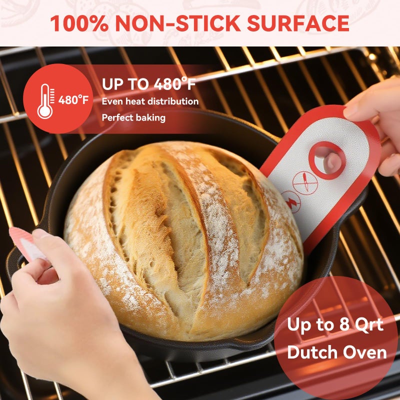 Joyyy Sourdough Starter Kit, Banneton Bread Proofing Basket, 8.5Inch Proofing Basket for Baking, Banneton Bread Baking Gift Set, Sourdough Bread Baking Supplies (Black) - Image 4