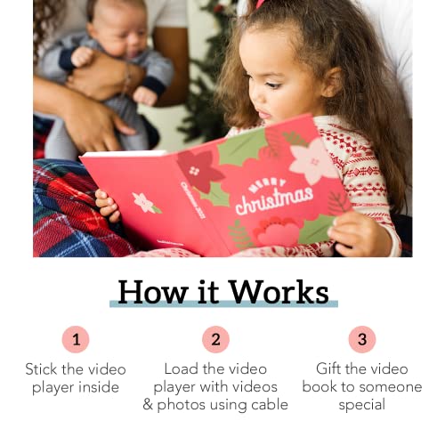 Heirloom Thank You Video Book - Create Your Own Digital Greeting Card Gift with Your Memories - Anniversary, Christmas, Wedding - Plays 10 Minutes of Video and Photos - Image 5