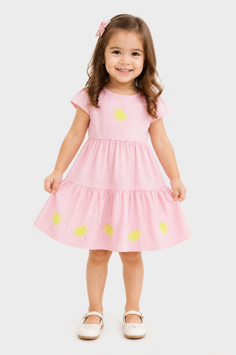 Willow & Whistle Toddlers Girl 2 Pcs Floral Print Dresses, Multicolor - Image 1