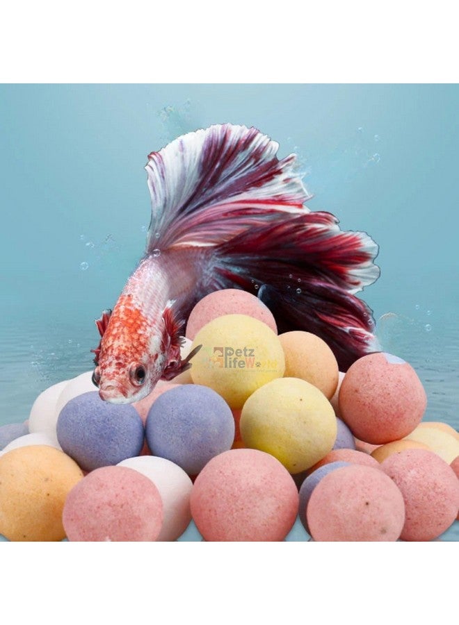 VAYINATO 250G Aquarium Filter Media Ceramic Nano Color Bio Ball With Free Mesh Bag, Promote Healthy Bacteria Growth And Optimize Water Quality | Suitable For Various Filter By Petzlifeworld - Image 1