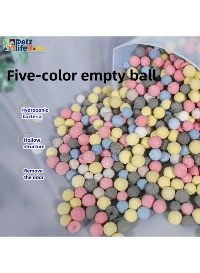 VAYINATO 250G Aquarium Filter Media Ceramic Nano Color Bio Ball With Free Mesh Bag, Promote Healthy Bacteria Growth And Optimize Water Quality | Suitable For Various Filter By Petzlifeworld - Image 3