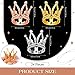 Yulejo 24 Pcs Crown Cake Topper Mini Baby Crown Tiny Queen Small Alloy Crystal Princess Headpiece Cake Decoration for Women Lady Girl Bridal Wedding Royal Themed Baby Shower Birthday PartyMulti Colors - Image 4