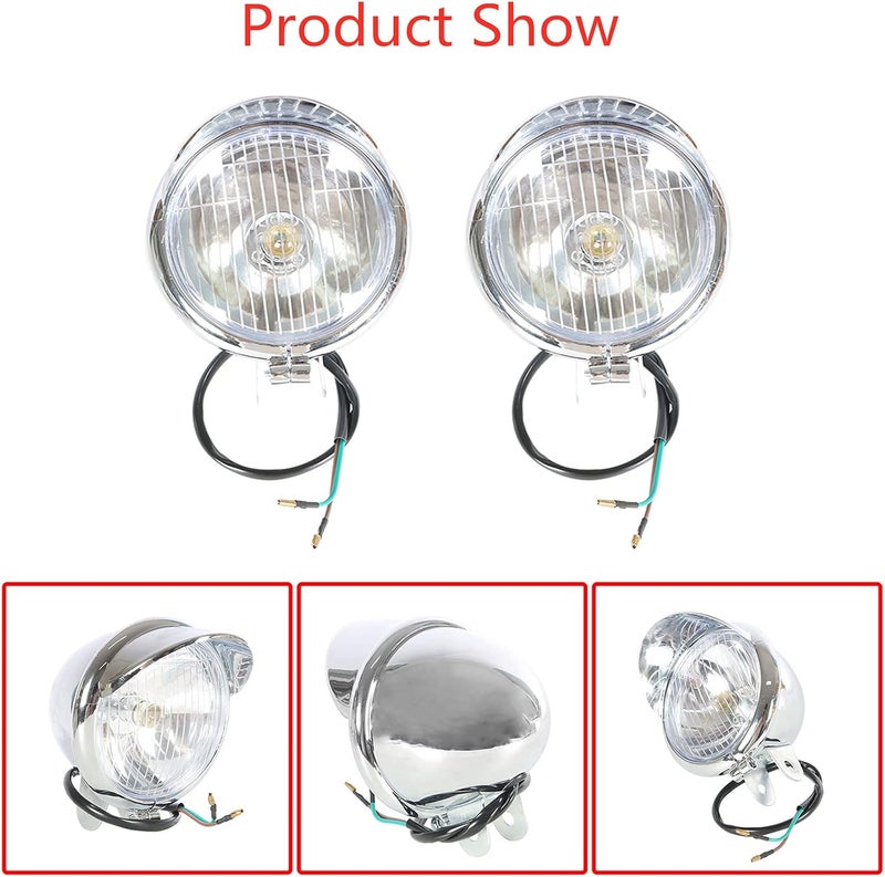 LABLT Motorcycle Passing Driving Spot Fog Light Turn Signal Light Bar with Bracket Set - Image 2