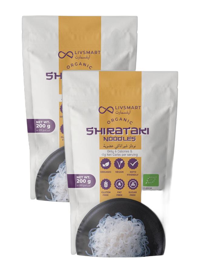 LIVSMART Organic Shirataki Noodles 200g, Pack of 2 - Image 1