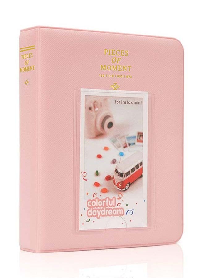 FUJIFILM - Pieces Of Moment Mini Book Album Instax Mini 7s 8 25 50s 90 - Instax SP-1 Pink - Image 1